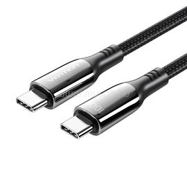 VENTION USB-C/M -> USB-C/M, 2m, (5A,fekete), kábel CTKBH small