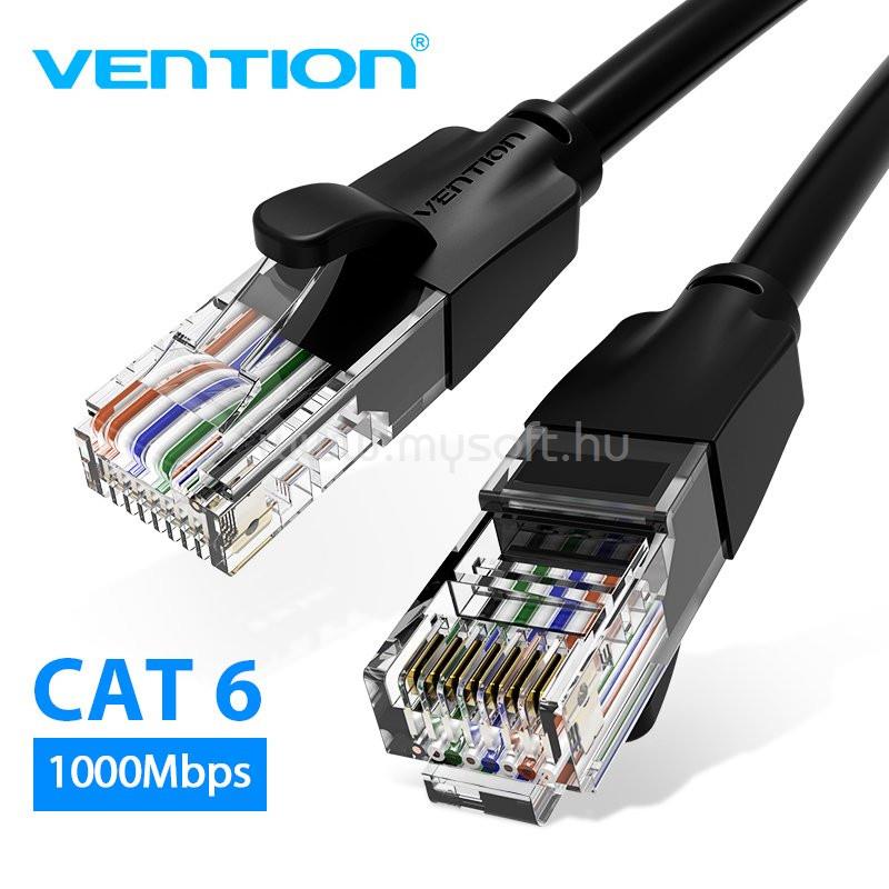 VENTION UTP Patch Cat.6 10m kábel (fekete)