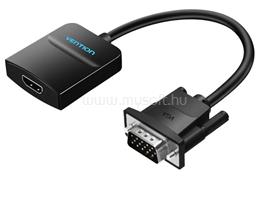 VENTION VGA -> HDMI/ Micro USB-B/F /3.5mm/F, 0,15m, konverter (fekete) ACNBB small