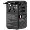 VERBATIM 30186 Charge n Travel 70W univerzális utazó adapter 2xUSB-C kábellel (fekete) VERBATIM_30186 small