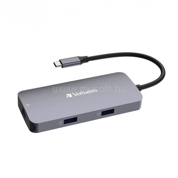 VERBATIM 32150 USB-C Pro Multiport CMH-05 5in1 HUB (ezüst)