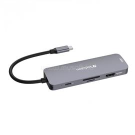 VERBATIM 32151 USB-C Pro Multiport CMH-08 8in1 ezüst HUB VERBATIM_32151 small