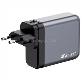 VERBATIM 32203 GNC-140 GaN Charger 140W USB Type-A + 3xType-C hálózati töltő adapter VERBATIM_32203 small