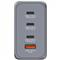 VERBATIM 32204 GNC-200 GaN Charger 200W USB Type-A + 3xType-C hálózati töltő adapter VERBATIM_32204 small