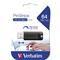 VERBATIM 49318 Store`n`Go PINSTRIPE USB 3.0 64GB pendrive (fekete) VERBATIM_49318 small