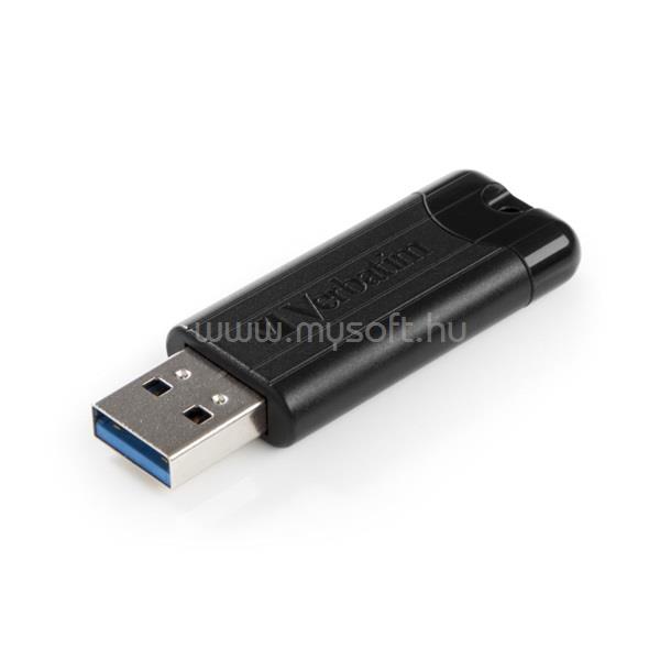 VERBATIM 49318 Store`n`Go PINSTRIPE USB 3.0 64GB pendrive (fekete)