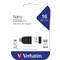 VERBATIM 49821 Store `n` Stay USB 2.0 16GB  nano pendrive + adapter VERBATIM_49821 small