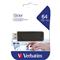 VERBATIM PIN STRIPE 64GB USB 2.0 pendrive (fekete) VERBATIM_98698 small