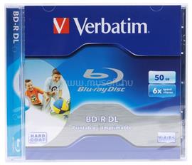 VERBATIM BD-R DL 50GB 6x dupla rétegű Blu-Ray lemez nyomtatható VERBATIM_43736 small
