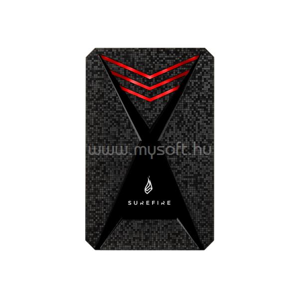 VERBATIM SSD 512GB USB 3.2 Gen 1 Bunker Gaming Surefire (fekete)