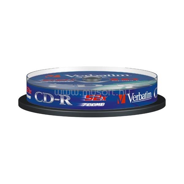 VERBATIM CDV7052B10DL  CD-R  DataLife cake box CD lemez 10db/csomag