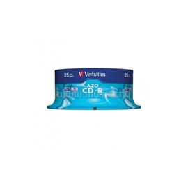 VERBATIM CDV7052B25  CD-R  Crystal cake box CD lemez 25db/csomag VERBATIM_CDV7052B25 small