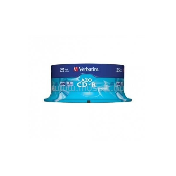 VERBATIM CDV7052B25  CD-R  Crystal cake box CD lemez 25db/csomag