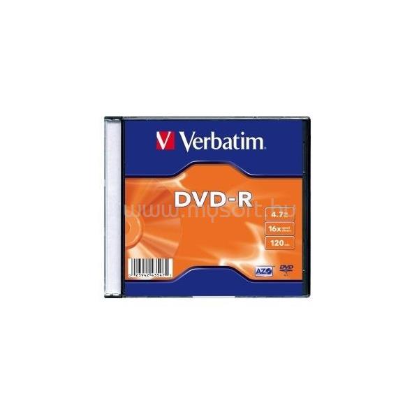 VERBATIM DVD-R 4.7GB 16X AZO vékony tokban