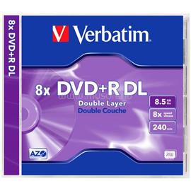 VERBATIM DVD+R 8.5GB 8X Doublelayer DVD lemez VERBATIM_43541 small