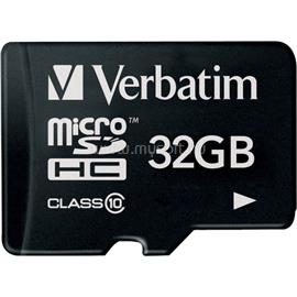 VERBATIM MICRO SDHC CARD 32GB CLASS10 READ 10MB/S WRITE 10MB/S VERBATIM_44013 small