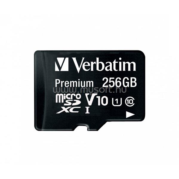 VERBATIM SDXC 256GB U1 Class 10 micro memóriakártya