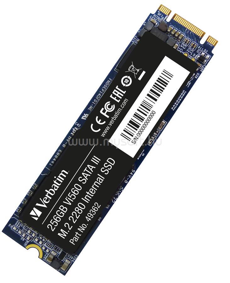 VERBATIM SSD 256GB M.2 2280 SATA VI560 S3