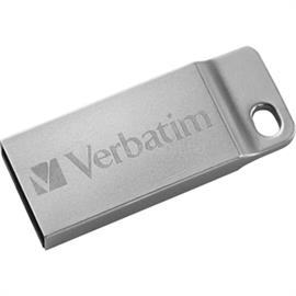 VERBATIM USB DRIVE 2.0 METAL EXECUTIVE 16GB SILVER VERBATIM_98748 small