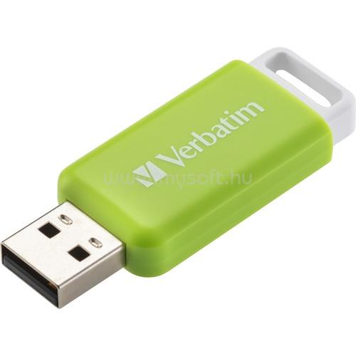VERBATIM V DATABAR USB 2.0 32GB pendrive (zöld)