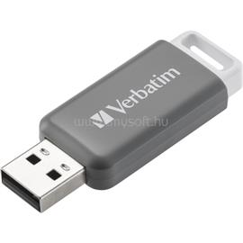 VERBATIM V DATABAR USB 2.0 GREY 128GB pendrive VERBATIM_49456 small