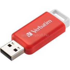 VERBATIM V DATABAR USB 2.0 STICK RED 16GB pendrive VERBATIM_49453 small