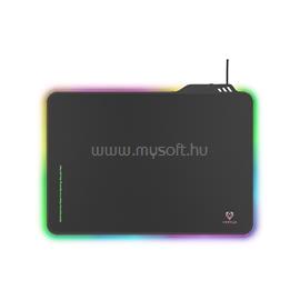 VERTUX Egérpad - FLUXPAD (csúszásmentes, vízálló, RGB LED, fekete) FLUXPAD small
