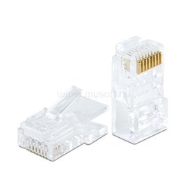 VEZ RJ45 Cat6 átfűzhető csatlakozó UTP kábelre, 8P8C - 100db/csomag VEZ_05232C small