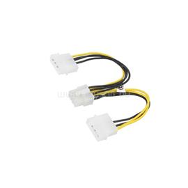 VEZ Tápkábel - 93241 (Y tápkábel, 2 x 5,25 MOLEX M -> 8 pin PCI Express átalakító) 93241 small