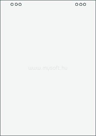 VICTORIA Flipchart papír, sima, 68x98 cm, 5x20 lap