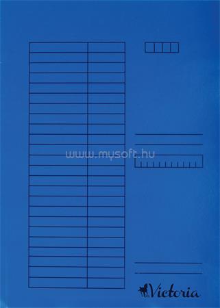 VICTORIA Gyorsfűző, karton, A4, kék