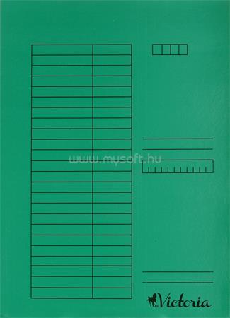 VICTORIA Gyorsfűző, karton, A4, zöld