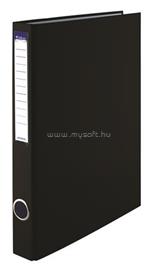 VICTORIA Gyűrűs könyv, 4 gyűrű, 35 mm, A4, PP/karton, fekete CW_37059 small