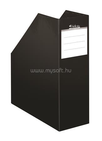 VICTORIA Iratpapucs, karton, 90 mm, "Premium", fekete