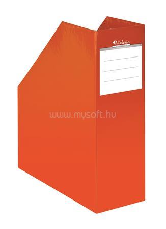 VICTORIA Iratpapucs, karton, 90 mm, "Premium", narancs