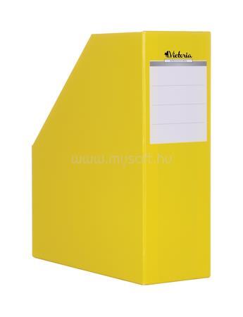 VICTORIA Iratpapucs, karton, 90 mm, sárga