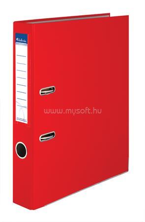 VICTORIA Iratrendező, 50 mm, A4, PP/karton, élvédő sínnel, "Basic", piros