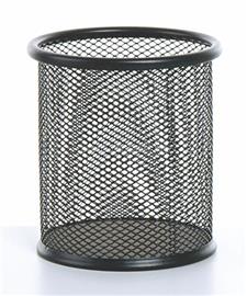 VICTORIA Írószertartó, fémhálós, fekete B802A_BLACK small