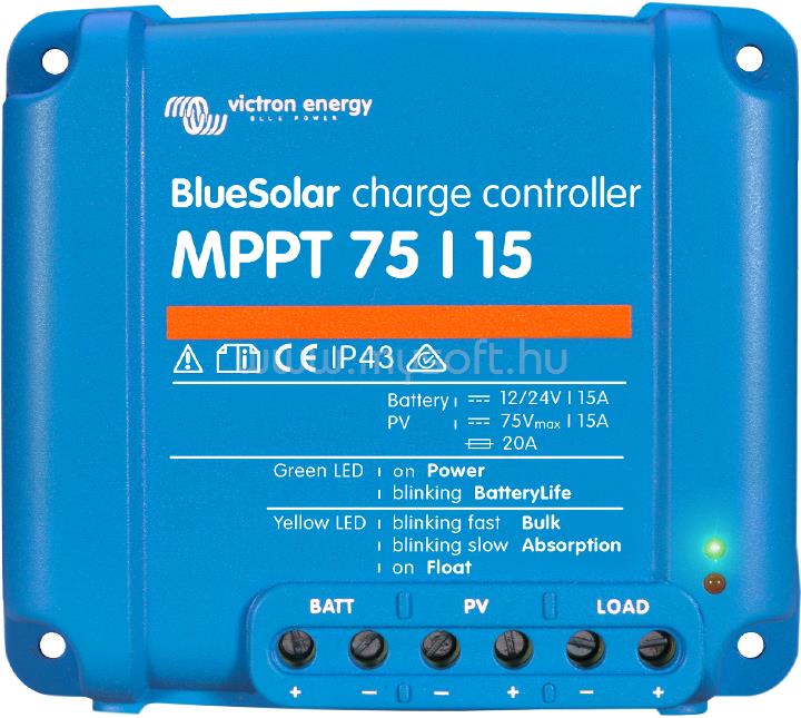 VICTRON ENERGY BlueSolar MPPT 75/10  töltésszabályzó