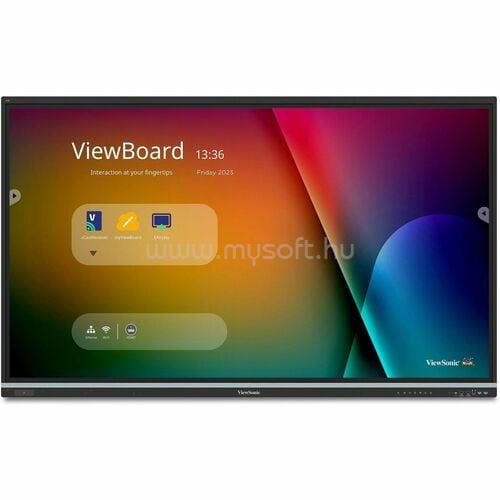 VIEWSONIC 86IN 4K INTERACTIVE FLAT PANEL WITH 3840 X 2160 RESOLUTION IN