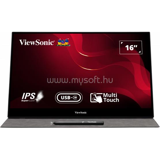 VIEWSONIC TD1655 hordozható Monitor