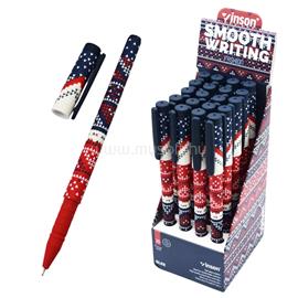 VINSON Golyóstoll kupakos, 0,7mm Glee A12 vegyes test displ 20 db/display VINSON_59104 small