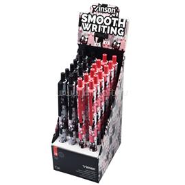 VINSON Golyóstoll nyomógombos 0,7mm Cat F2 vegyes test displ 24 db/display VINSON_59117 small