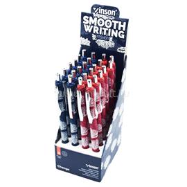 VINSON Golyóstoll nyomógombos 0,7mm Change K60 vegyes test displ 24 db/display VINSON_59110 small