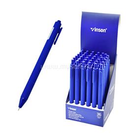 VINSON Golyóstoll nyomógombos 0,7mm Vinson Connect S1 kék test VINSON_59135 small