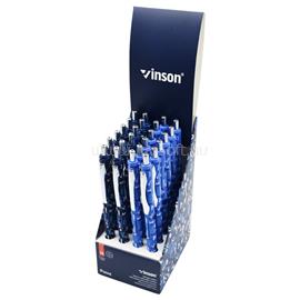 VINSON Golyóstoll nyomógombos 0,7mm Point K36 vegyes test displ 24 db/display VINSON_59109 small