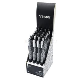 VINSON Golyóstoll nyomógombos 0,7mm Tattoo 103 vegyes test displ 24 db/display VINSON_59113 small