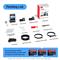 VIOFO A329T 3CH Dash Cam Black A329T_3CH_GPS small