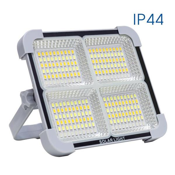 VIVALUX 004849, ZEIN LED reflektor, napelemes, 850lm, IP44, 120°, Szürke