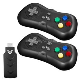 VOLKANO VX Gaming 2.4GHz HDMI Játék állomás Kontrollerekkel és 638 beépített játékkal (fekete) VX-162-BK small